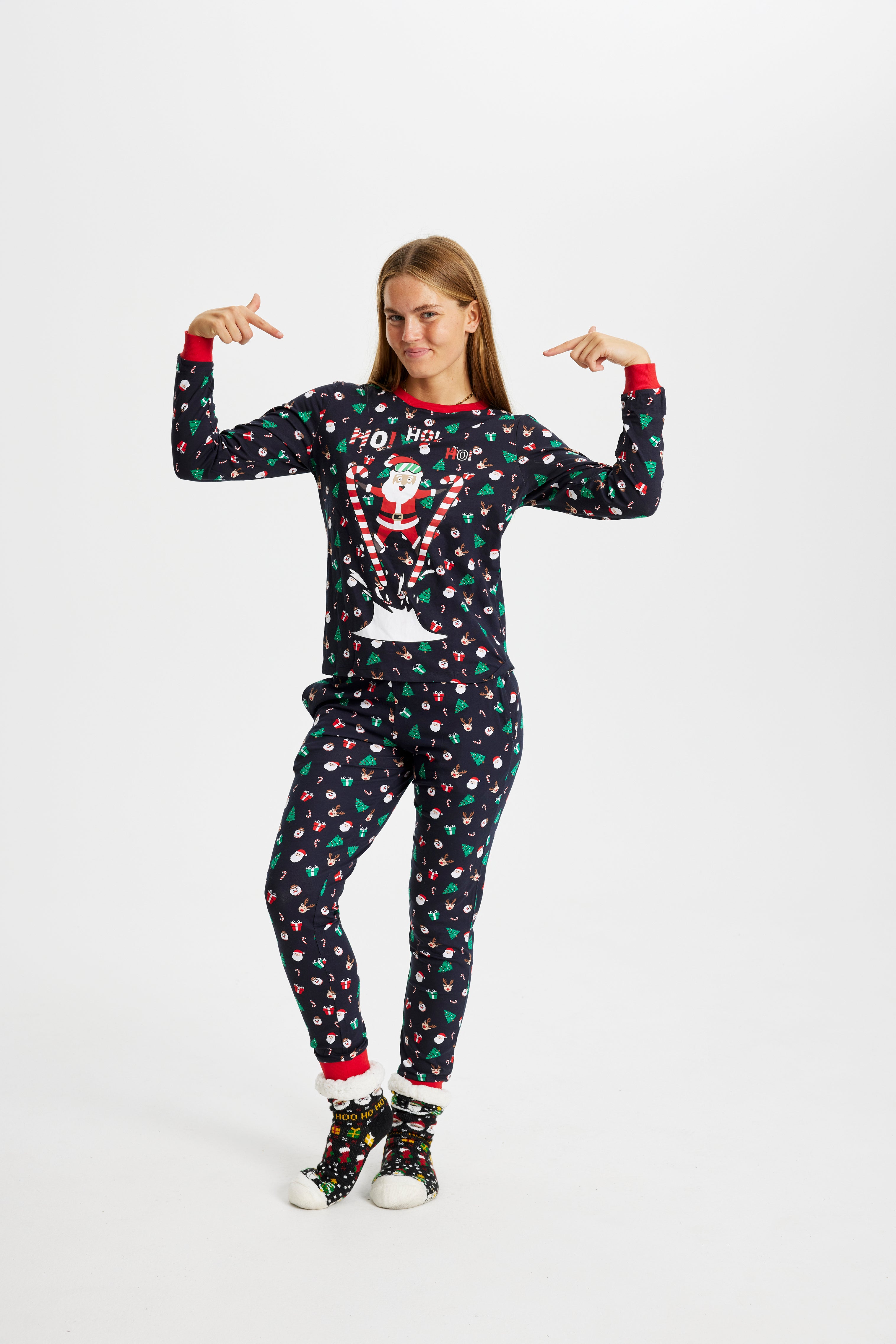 Flying Santa Pajamas - Women.